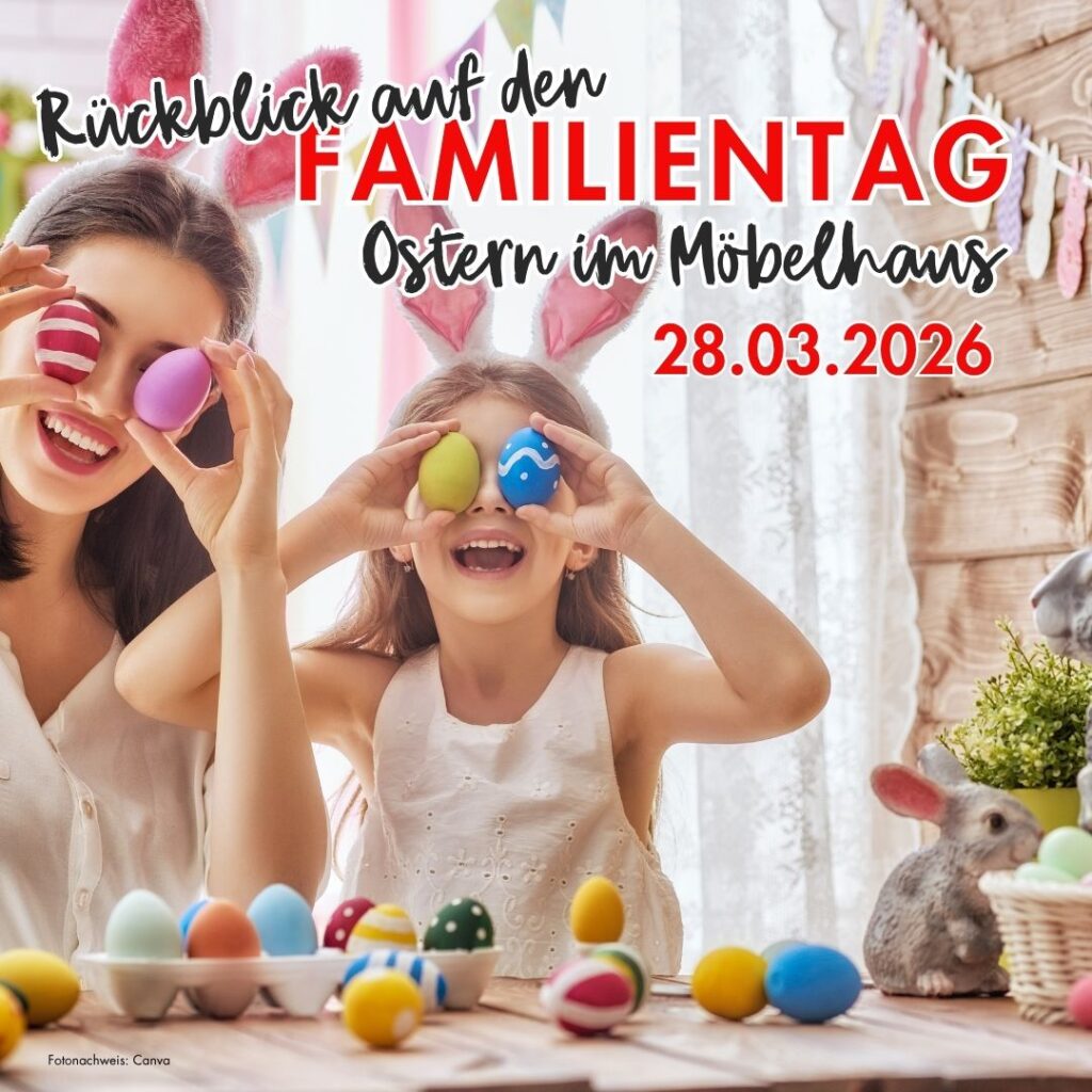 Rückblick auf den Familientag zu Ostern im Möbelhaus Schröter in Altenburg