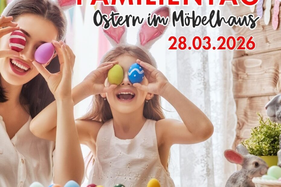 Rückblick auf den Familientag zu Ostern im Möbelhaus Schröter in Altenburg