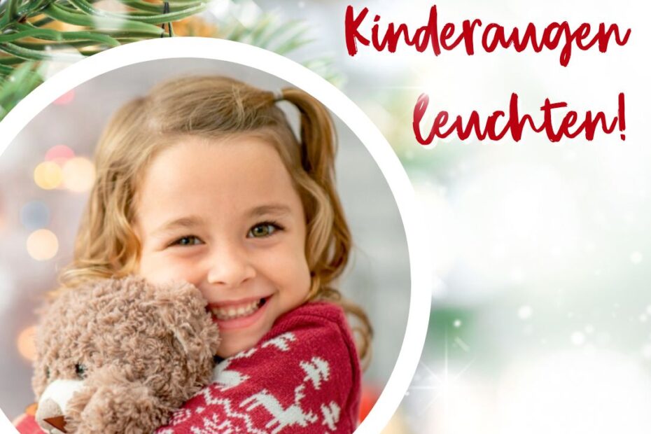 Lass Kinderaugen leuchten-Weihnachtsgeschenke für 220 Kinder aus sozial benachteiligten Familien