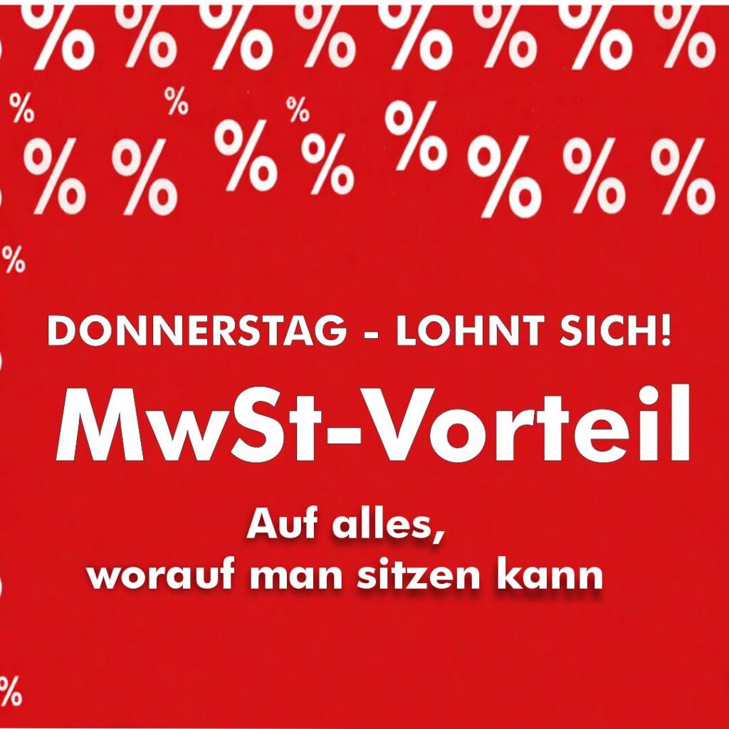 Mehrwertsteuer-Donnerstag bei Möbel Schröter in Windischleuba bei Altenburg – Sofa und Polstermöbel günstiger kaufen