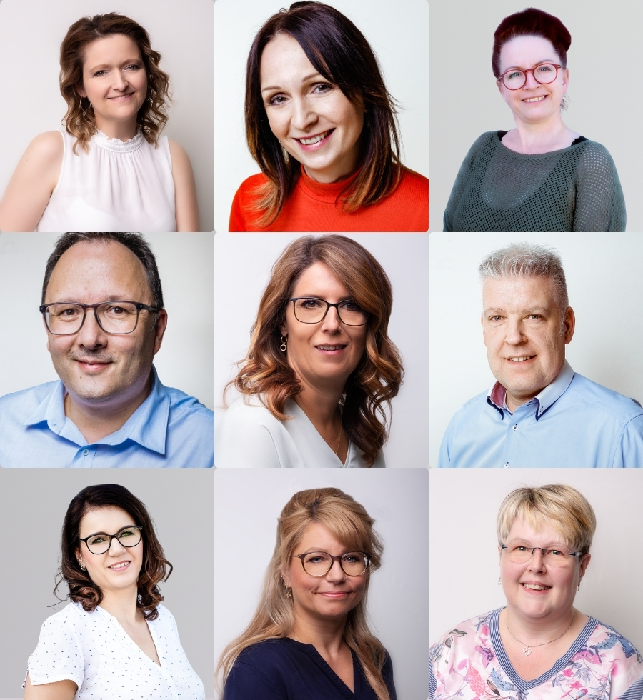 Team von Möbel Schröter aus Beratung, Verkauf, Service und weiteren Abteilungen