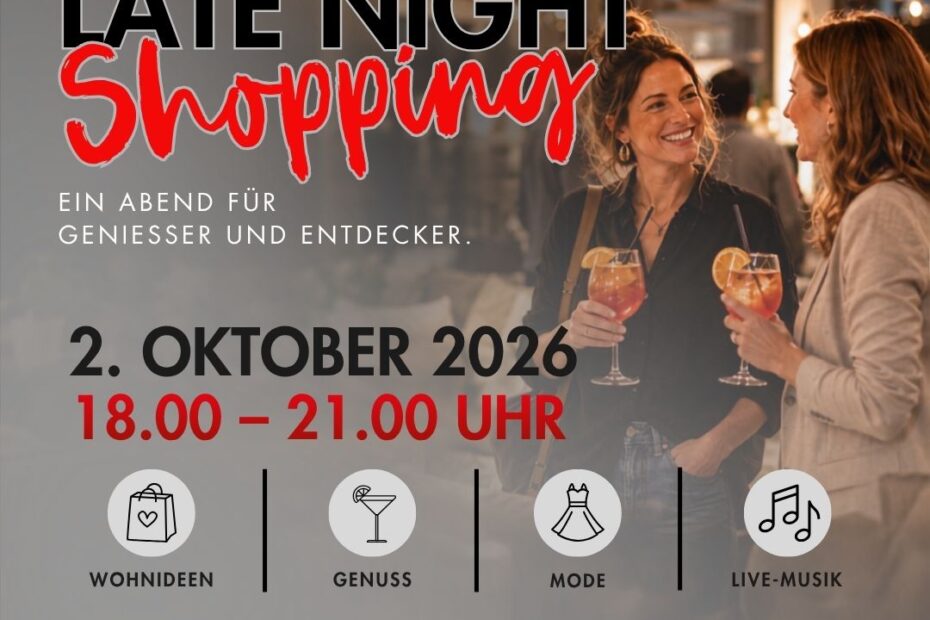 Late Night Shopping in Altenburg am 02.10. bei Möbel Schröter