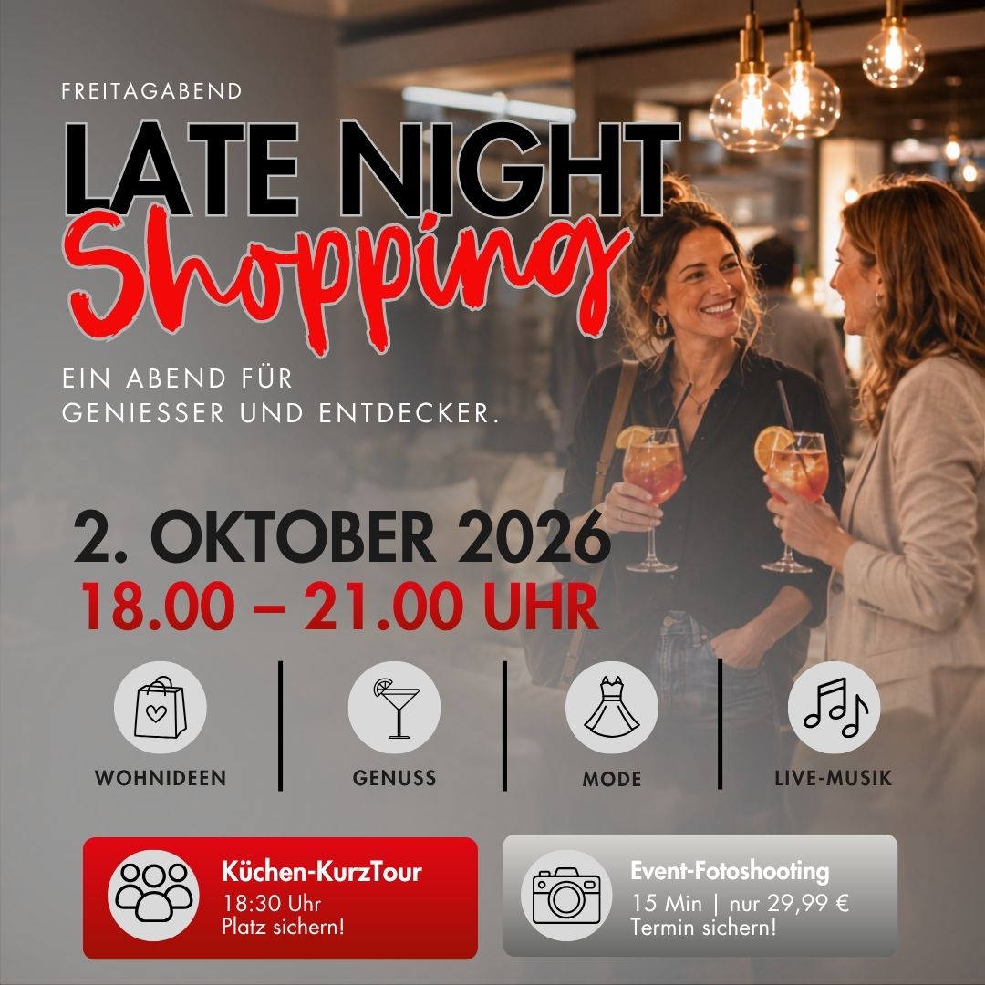 Late Night Shopping in Altenburg am 02.10. bei Möbel Schröter